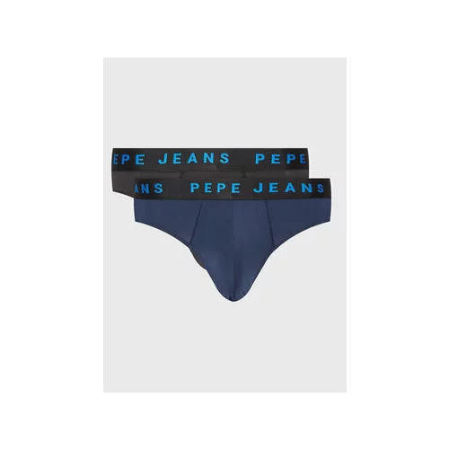 Pepe Jeans Spodnjice Logo Bf Lr 2P PMU10986 Mornarsko modra