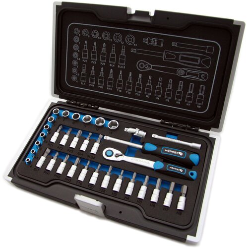 Hogert 34-dijelni set bitova i nasadnih ključeva HT1R464 1/4 “ Cijene