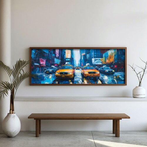 WALLXPERT FAH062-120 Multicolor Decorative Framed MDF Painting Cene
