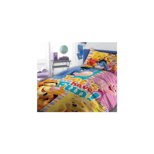  posteljina za decu winnie the pooh- lets have fun 160x200+70x80 cm Cene