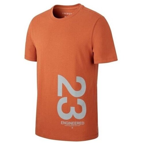 Nike Majice s kratkimi rokavi Air Jordan 23 Engineered Oranžna Cene