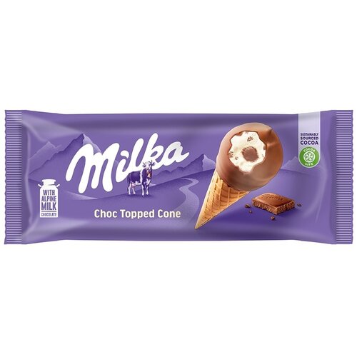 Milka sladoled Ball top cone kornet 100ml Cene