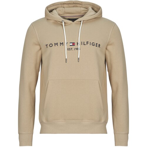 Tommy Hilfiger Puloverji TOMMY LOGO HOODY Kostanjeva Cene