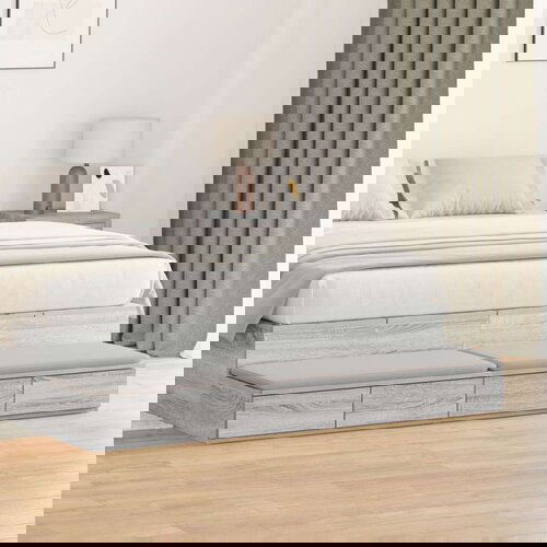  Ispod kreveta sivi Sonoma 140x36 5x16 5 cm konstruirano drvo Slike