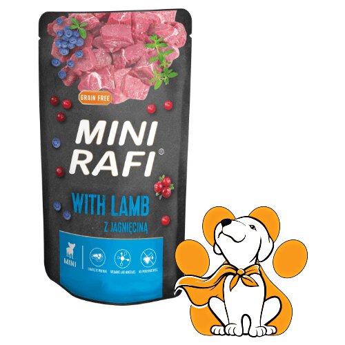 Rafi Mini Dog Grain Free Lamb 150g, Vlažna Hrana Sa Jagnjetinom Za Laku Probavu Cene