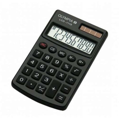 Olympia Kalkulator LCD 1110 Black Cene