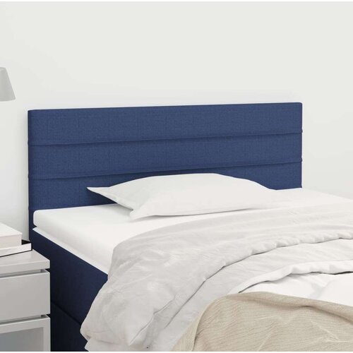  Uzglavlje plavo 80 x 5 x 78/88 cm od tkanine Slike