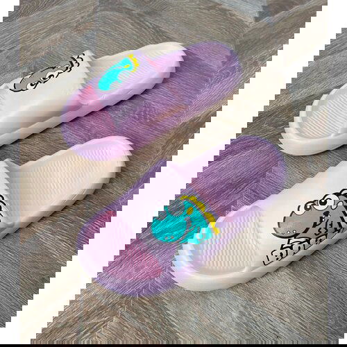 Gemre Pink children's flip-flops with Milos print Cene