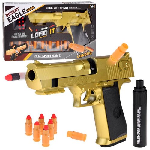 Zlatni Desert Eagle s prigu&scaron;ivačem s mekim mecima Cijene