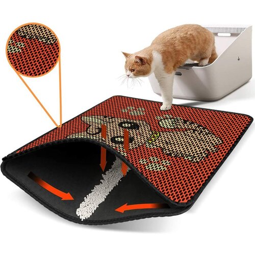 WALLXPERT Nrszn0142 multicolor cat litter mat Cene