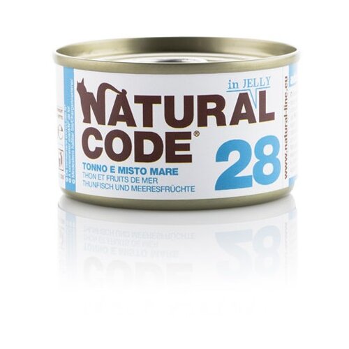 Natural Code cat Jelly konzerva za mačke - Tuna and Mixed Seafood 85g Slike