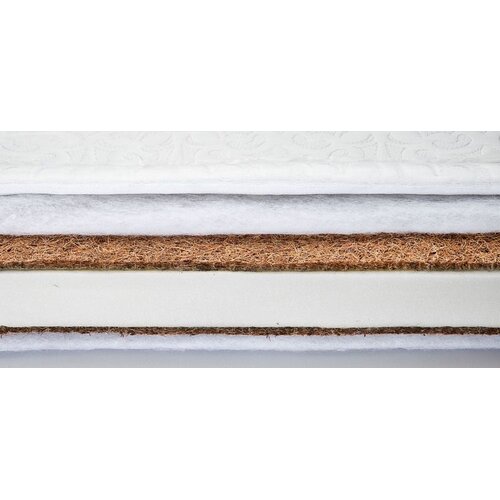 Sensillo Madrac kokos-pjena Classic 140x70x8cm bijeli Slike
