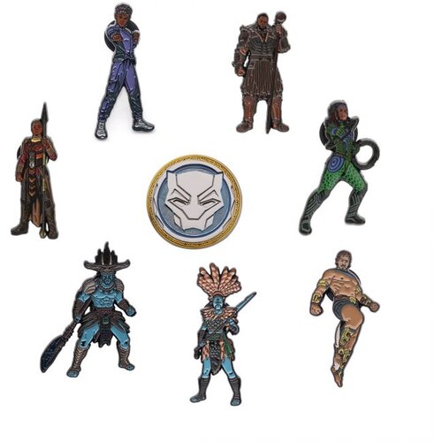 SalesOne SET ZNAK MARVEL BLACK PANTHER WAKANDA FOREVER CHARACTERS, (20871736) Slike