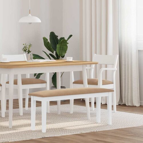  Klupa 110 cm bijela puna drvena guma Cijene