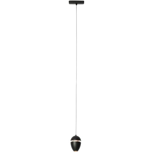 QAZQA Moderna črna viseča svetilka za enofazni tirni sistem, vključno z LED - Magnetic Eggy Cene