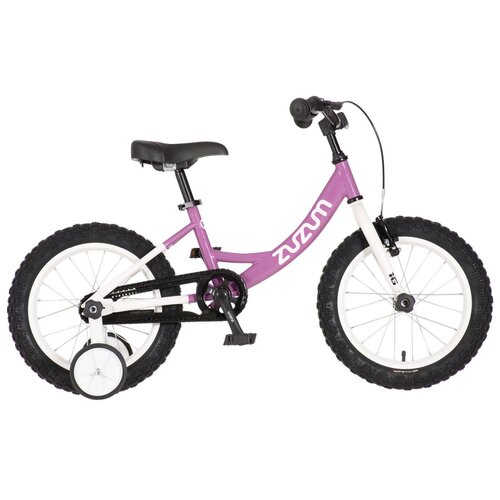 Zuzum bicikl za devojčice, 16"/8", Ljubičasto-beli Cene