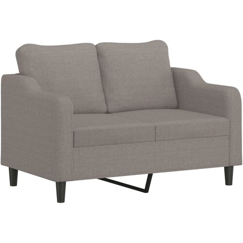  3-dijelni set sofa s jastucima smeđesivi od tkanine Slike