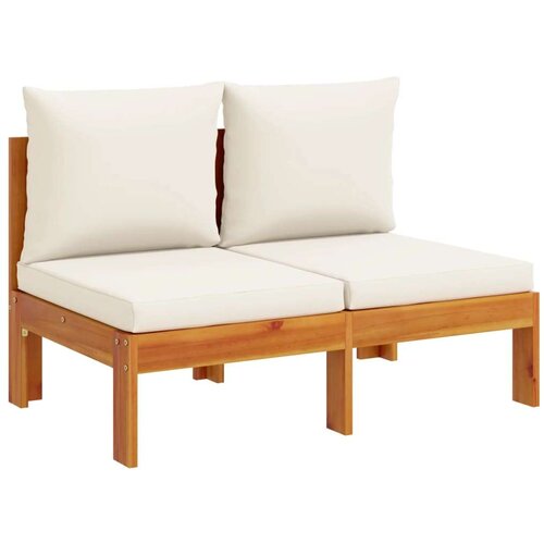  9-dijelna set vrtnih sofa s jastucima masivno bagremovo drvo Slike