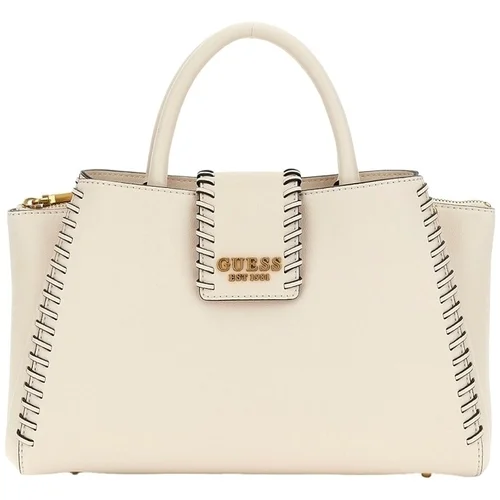 Guess Ročne torbice LIBERA SML GIRLFRIEND SATCHEL Bež