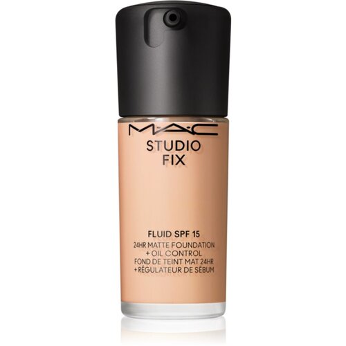 MAC Cosmetics Studio Fix Fluid SPF 15 24HR Matte Foundation + Oil Control matirajući puder SPF 15 nijansa N4.75 30 ml Slike