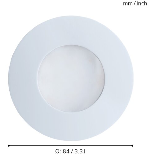 Eglo Margo vanjska ugradbena/1, led, gu10, 5w, bijela Slike