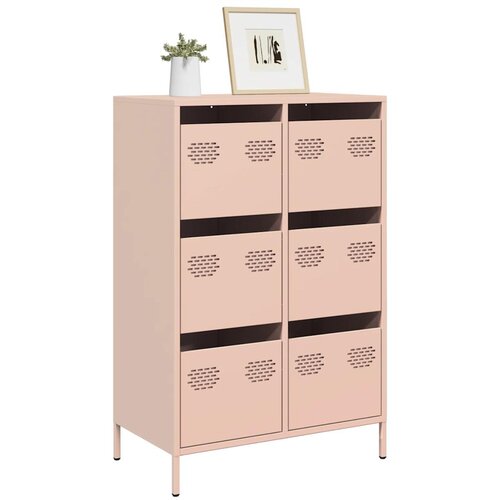 Furnova Visoka omara roza 68x39x101,5 cm jeklo, (21955212) Cene