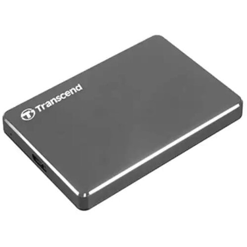 Transcend 2TB (TS2TSJ25C3N) Ultra Slim k Sivi eksterni hard disk Slike
