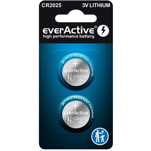 EverActive Lithium battery mini CR2025 - blister 2 pcs. Slike
