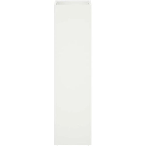  Vrtna saksija Bijela 20 x 20 x 75 cm Čelična vrata - Bijela 20 x 20 x 75 cm 1 Slike