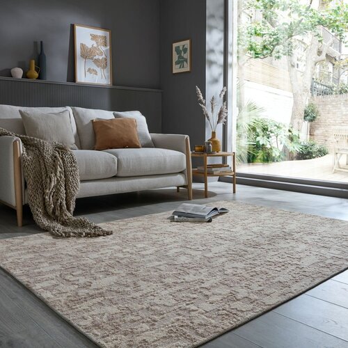Flair Rugs Sivo-bež pralna preproga 116x170 cm Connely &amp;ndash; Slike