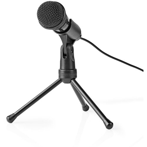 Nedis Mikrofon sa stalkom 3.5mm crni Cijene