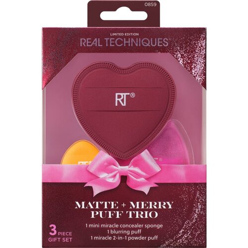 Real Techniques Matte + Merry Puff Trio set aplikatora Slike