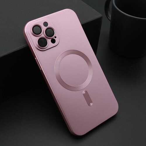 Maska elegant magsafe za iphone 12 pro max/ roza Slike