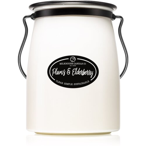 Milkhouse Candle Co. Creamery Plums & Elderberry dišeča sveča Butter Jar 624 g Cene