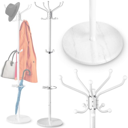 Massido Elegant Standing Clothes Rack with Marble Base - 684101, (21740547) Cene