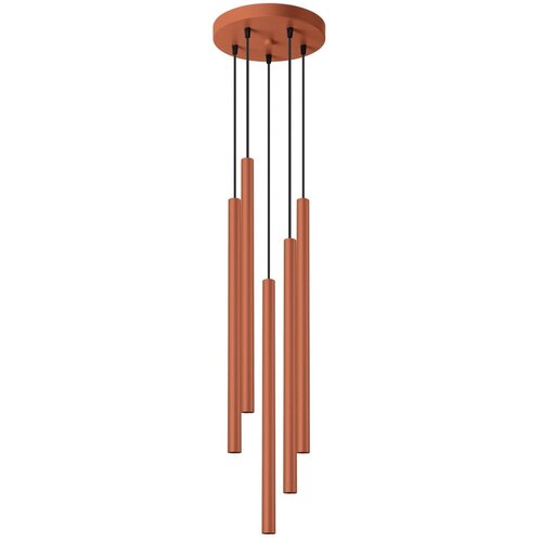 Nice Lamps Opečnato oranžna viseča svetilka ø 25 cm Fideus – Cene