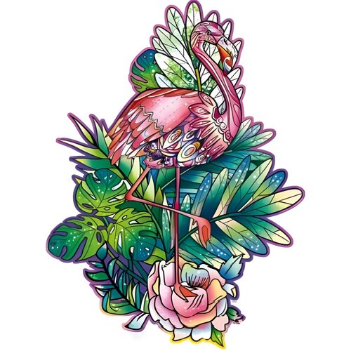 IZMAEL Drvene puzzle - Flamingo / M Slike