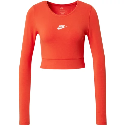 Nike Sportswear Majica 'Emea' oranžna / bela