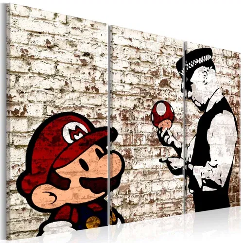  Slika - Mario Bros: Torn Wall 120x80