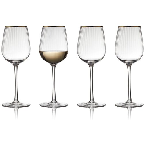 Lyngby Glas Kozarci v kompletu 4 ks za vino 300 ml Palermo – Cene