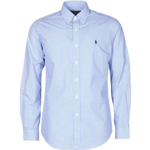 Polo Ralph Lauren CHEMISE AJUSTEE EN POPLINE DE COTON COL BOUTONNE LOGO PONY PLAY Blue Cijene