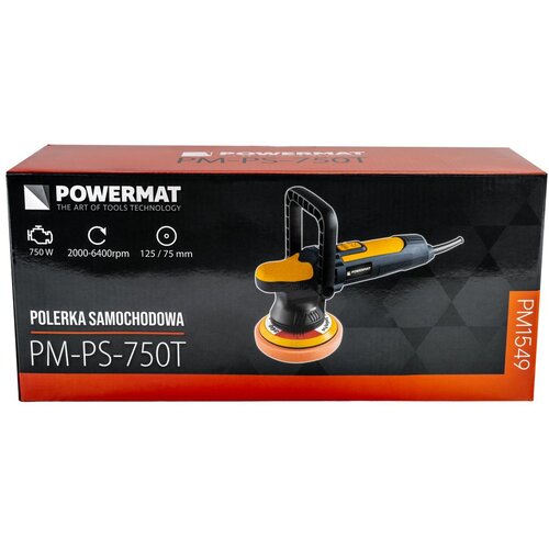 Powermat ekscentrična polirka za automobile 750 W, 125/75 mm, PM-PS-750T Slike