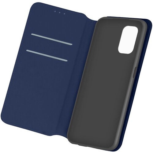 AVIZAR Ovitek za Xiaomi Redmi Note 10s / Note 10, držalo za kartice in stojalo za video, magnetni preklop - polnocno modra, (20630042) Cene