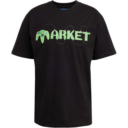 Market Majica &amp;#039;Gold Eye&amp;#039; svetlo zelena / črna / bela Slike