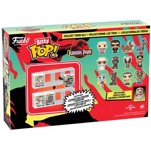 Funko Bitty Pop Blister 4 figuras Bitty POP Jurassic Park Raptor Slike