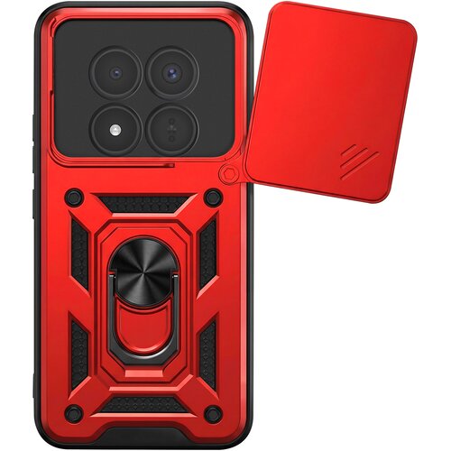 Oem Mayaxess, Prstanasti etui za Redmi Note 15 Pro Plus 5G z drsnim pokrovčkom kamere, Rdeča, (5000274309) Cene