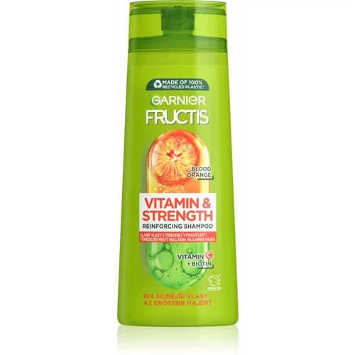 Garnier fructis vitamin & strength reinforcing shampoo ojačavajući šampon za oslabljenu kosu koja opada 250 ml za žene