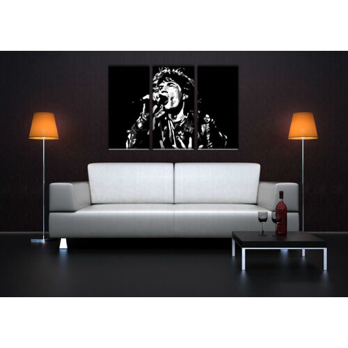  Ročno izdelana slika POP Art Mick Jagger 3-delna  (POP ART) Cene