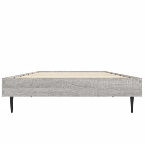  Okvir za krevet boja hrasta 75 x 190 cm od konstruiranog drva Slike