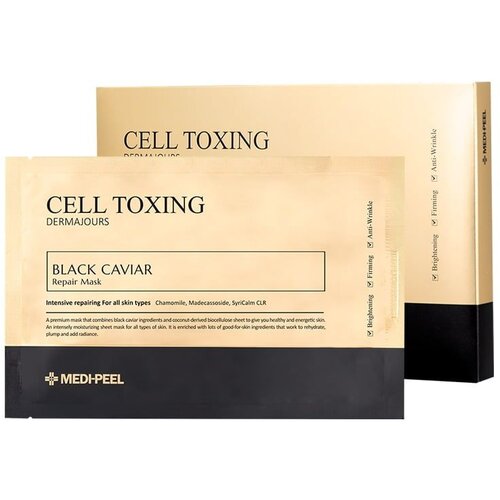 Medi-Peel cell toxing black caviar dermajours repair mask Slike